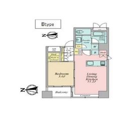 OZIO大手町 702 間取り図