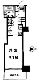 六本木ヒルズレジデンス D棟 3階 間取り図