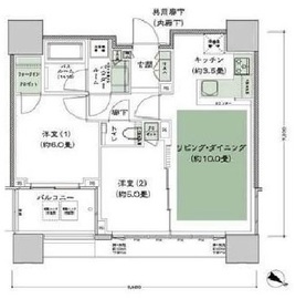 グランドミレーニア タワー＆スイート 18階 間取り図