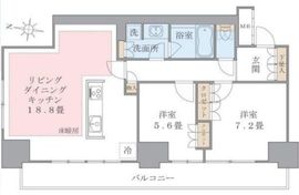 ブリリアイスト東雲キャナルコート 602 間取り図