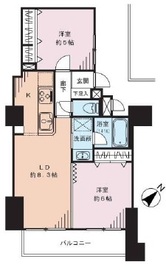 ダイアパレス代官山 5階 間取り図