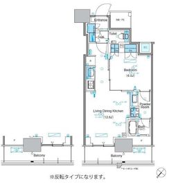 パークアクシス豊洲キャナル 923 間取り図