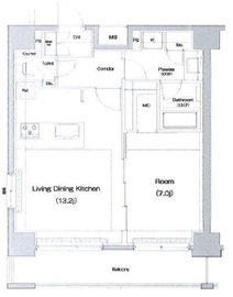 プレミアムキューブ三田 11階 間取り図