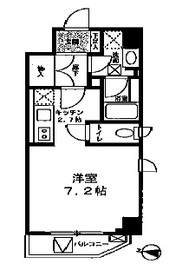 ガーデンハウス柿の木坂 204 間取り図