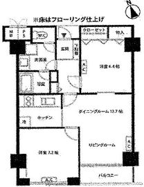 ドミール南青山 2階 間取り図