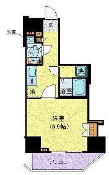 メイクスデザイン西新宿 3階 間取り図