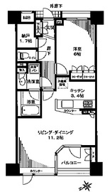 アクシルコート銀座イースト 7階 間取り図