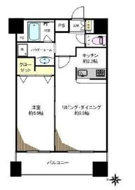 ヴィーダ・スカイコート品川 9階 間取り図