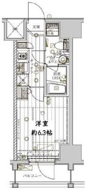 レガリス品川天王洲ベイサイドコート 603 間取り図