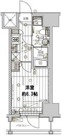 レガリス品川天王洲ベイサイドコート 703 間取り図