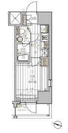 レガリス品川天王洲ベイサイドコート 605 間取り図