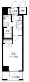 グランド・ガーラ南麻布 2階 間取り図