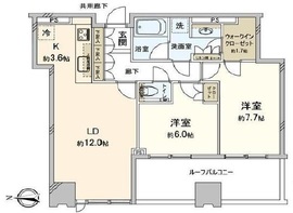 シティタワーズ豊洲ザ・シンボル 32階 間取り図