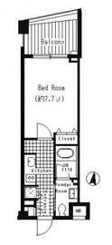 JMFレジデンス世田谷三宿 317 間取り図