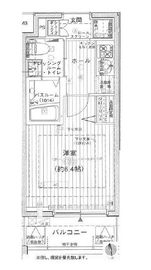 エステムプラザ品川大崎駅前レジデンシャル 1102 間取り図