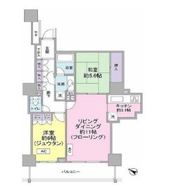 ステーションフロントタワー 8階 間取り図