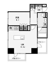 レグノオン・ザ・ベイ 10階 間取り図