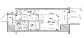 パレステュディオ六本木 6階 間取り図