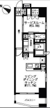 フォレシティ神田多町 10階 間取り図