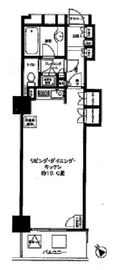 セントラルレジデンス新宿シティタワー 11階 間取り図