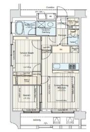 プライマル新宿若松町 1305 間取り図