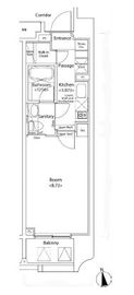 プライマル新宿若松町 209 間取り図