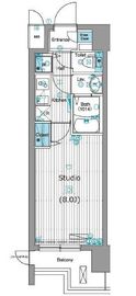 グランド・ガーラ銀座 14階 間取り図