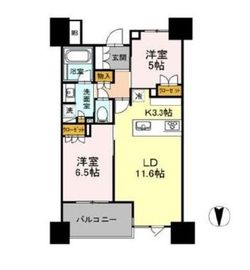 プレミスト北品川 3階 間取り図