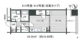 プラウドシティ蒲田 8階 間取り図