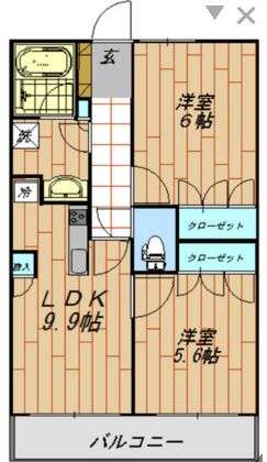 プラウドシティ蒲田 7階 間取り図