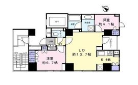サンクタス銀座 4階 間取り図