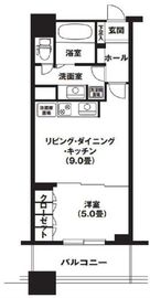 テラス渋谷美竹 8階 間取り図