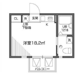 パークレジデンス芝公園 502 間取り図