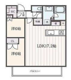 グローバルフロントタワー 27階 間取り図