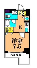 プライマル大井仙台坂 208 間取り図