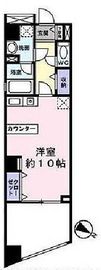 カームコート白金高輪 704 間取り図