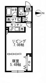 プライムアーバン学芸大学 206 間取り図