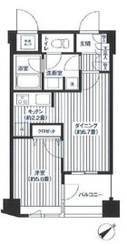 アーバス新宿余丁町 504 間取り図