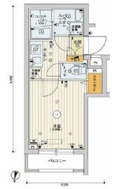 スカイコート渋谷北参道 3階 間取り図