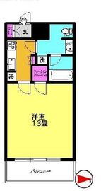 コンシェリア西新宿タワーズウエスト 10階 間取り図