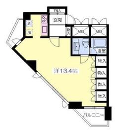 代官山デュープレックス 5階 間取り図