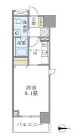 マイプレジール広尾 704 間取り図