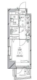 リクレイシア西麻布 2-601 間取り図