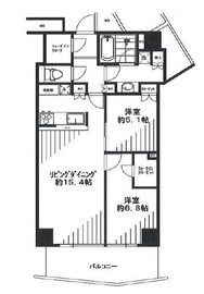 キャピタルマークタワー 32階 間取り図