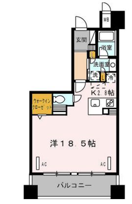 ロイヤルパークス豊洲 315 間取り図