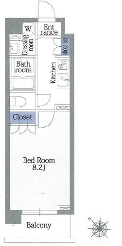 エスティメゾン目黒 304 間取り図