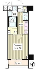 ラティオ南青山 202 間取り図