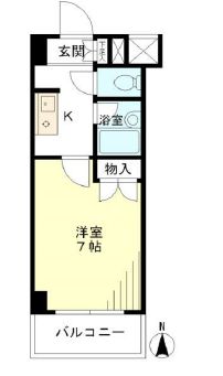 ポプラハウス 202 間取り図