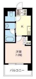 オーキッドレジデンス品川 603 間取り図