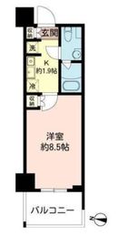 MFPRコート木場公園 1409 間取り図